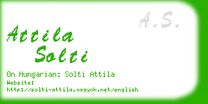 attila solti business card